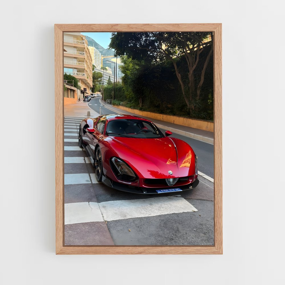 Poster Stradale Automobile – affiche Alfa Romeo (vue 4)